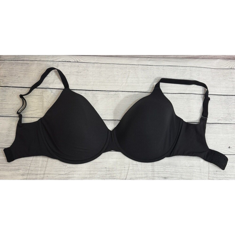 SKIMS Black Smooth T-Shirt Bra